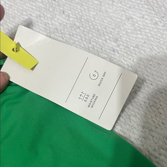 All in Motion Bright Green Asymmetrical Tank Top - Picture 3 of 5